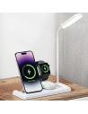 Buy USAMS CD195WXC01 inductive charger with 4in1 lamp 15W white - USA989 - {ean13} - Home Screen Store Europe