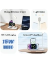 Buy USAMS CD195WXC01 inductive charger with 4in1 lamp 15W white - USA989 - {ean13} - Home Screen Store Europe