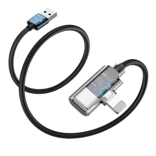 Kup Kabel adapter Baseus s konektorem a zástrčkou Lightning, 2A, 1 metr, černý - BSU241BLK - {ean13} - Sklep Home Screen