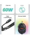 Kup Ładowarka samochodowa USAMS US-CC193 1xUSB-A 18W+1xUSB-C 30W + kabel Ligtning 30W PD+QC Fast Charge czarny/black - USA990 - {ean13} - Sklep Home Screen