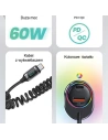 Kup USAMS US-CC192 încărcător auto 1xUSB-A 18W+1xUSB-C 30W + USB-C 30W PD+QC Fast Charge cablu negru / negru - USA991 - {ean13} - Sklep Home Screen