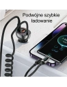 Kup USAMS US-CC192 Auto-Ladegerät 1xUSB-A 18W + 1xUSB-C 30W + USB-C Kabel 30W PD + QC Schnellladung schwarz/black - USA991 - {ean13} - Sklep Home Screen
