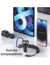 Kup USAMS US-CC192 încărcător auto 1xUSB-A 18W+1xUSB-C 30W + USB-C 30W PD+QC Fast Charge cablu negru / negru - USA991 - {ean13} - Sklep Home Screen