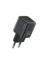 Kup USAMS US-CC189 Netzladegerät 1xUSB-A 18W + 1xUSB-C 30W PD Schnellladung X-ron Serie schwarz - USA993 - {ean13} - Sklep Home Screen