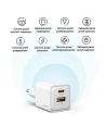 Kup USAMS US-CC189 Netzladegerät 1xUSB-A 18W + 1xUSB-C 30W PD Schnellladung X-ron Serie schwarz - USA993 - {ean13} - Sklep Home Screen