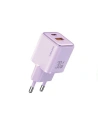 USAMS US-CC189 Netzladegerät 1xUSB-A 18W + 1xUSB-C 30W PD Schnellladung X-ron Serie lila/purple