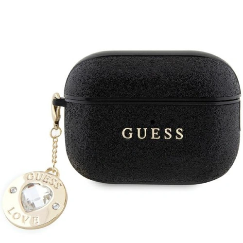 Kup Etui Guess GUAP2PGEHCDK kryt pro AirPods Pro 2 Fixed Glitter Heart Diamond Charm černý/black - GUE2776 - {ean13} - Sklep Home Screen