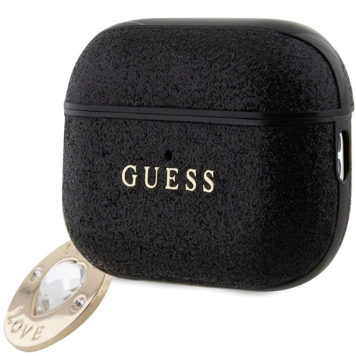 Kup Case Guess GUAP2PGEHCDK AirPods Pro 2 Hülle Fixierter Glitzer Herz Diamant Charm schwarz/black - GUE2776 - {ean13} - Sklep Home Screen