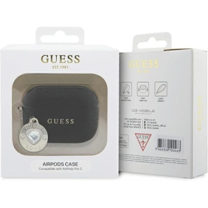 Buy Guess GUAP2PGEHCDK AirPods Pro 2 cover Fixed Glitter Heart Diamond Charm black - GUE2776 - {ean13} - Home Screen Store Europe
