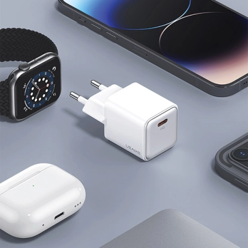 Kup USAMS CC183TC01 hálózati töltő 1xUSB-C 20W PD Gyors Töltés X-ron Sorozat fekete/szín. - USA996 - {ean13} - Sklep Home Screen