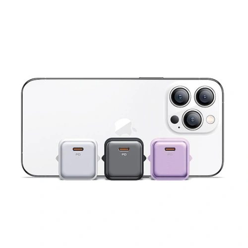 Kup USAMS CC183TC01 hálózati töltő 1xUSB-C 20W PD Gyors Töltés X-ron Sorozat fekete/szín. - USA996 - {ean13} - Sklep Home Screen