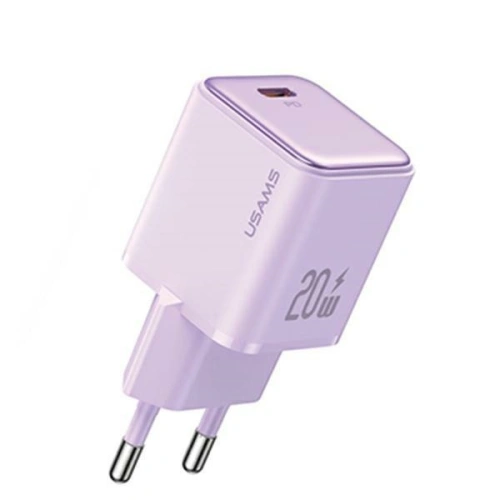 Kup Încărcător de rețea USAMS CC183TC03 1xUSB-C 20W PD Fast Charging X-ron Series violet/violet - USA997 - {ean13} - Sklep Home Screen