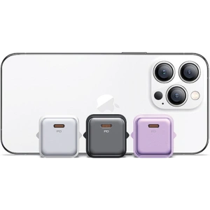 Kup Încărcător de rețea USAMS CC183TC03 1xUSB-C 20W PD Fast Charging X-ron Series violet/violet - USA997 - {ean13} - Sklep Home Screen