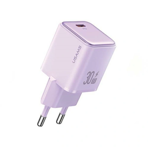 Kup Încărcător de rețea USAMS CC186TC03 1xUSB-C 30W PD Fast Charging X-ron Series violet/violet - USA1000 - {ean13} - Sklep Home Screen