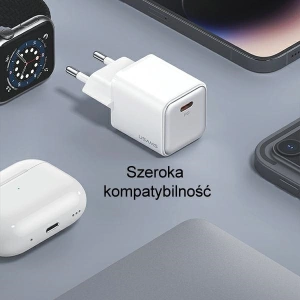 Kup Încărcător de rețea USAMS CC186TC03 1xUSB-C 30W PD Fast Charging X-ron Series violet/violet - USA1000 - {ean13} - Sklep Home Screen