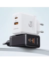 Kup USAMS CC178TC02 1xUSB-C+1xUSB-A 45W GaN PD+QC Încărcare rapidă alb/alb - USA1001 - {ean13} - Sklep Home Screen