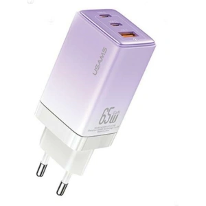 Kup USAMS CC180TC03 Netzladegerät 2xUSB-C+1xUSB-A 65W GaN PD+QC Schnellladung lila/gradient lila Sandru-Serie - USA1004 - {ean13} - Sklep Home Screen