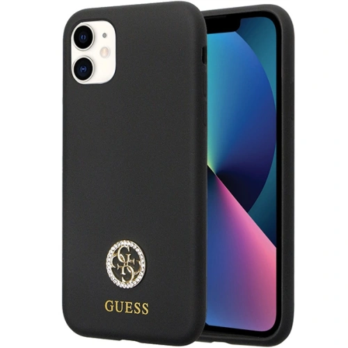 Kup Guess Apple Carcasă GUHCN614DGPK iPhone 11/XR hardcase Silicone Logo Strass 4G negru/negru - GUE2780 - {ean13} - Sklep Home Screen