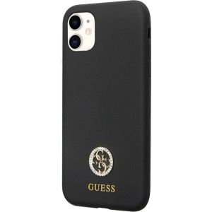 Kup Case Guess GUHCN614DGPK Apple iPhone 11/XR Hardcase Silikon Logo Strass 4G schwarz/black - GUE2780 - {ean13} - Sklep Home Screen