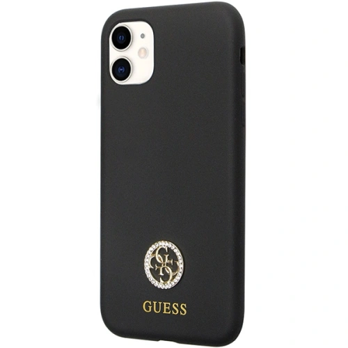 Kup Guess Apple Carcasă GUHCN614DGPK iPhone 11/XR hardcase Silicone Logo Strass 4G negru/negru - GUE2780 - {ean13} - Sklep Home Screen