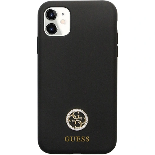 Kup Guess Apple Carcasă GUHCN614DGPK iPhone 11/XR hardcase Silicone Logo Strass 4G negru/negru - GUE2780 - {ean13} - Sklep Home Screen