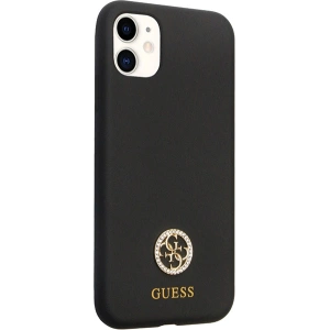 Kup Case Guess GUHCN614DGPK Apple iPhone 11/XR Hardcase Silikon Logo Strass 4G schwarz/black - GUE2780 - {ean13} - Sklep Home Screen