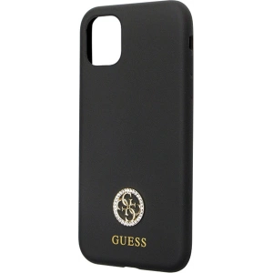Kup Case Guess GUHCN614DGPK Apple iPhone 11/XR Hardcase Silikon Logo Strass 4G schwarz/black - GUE2780 - {ean13} - Sklep Home Screen