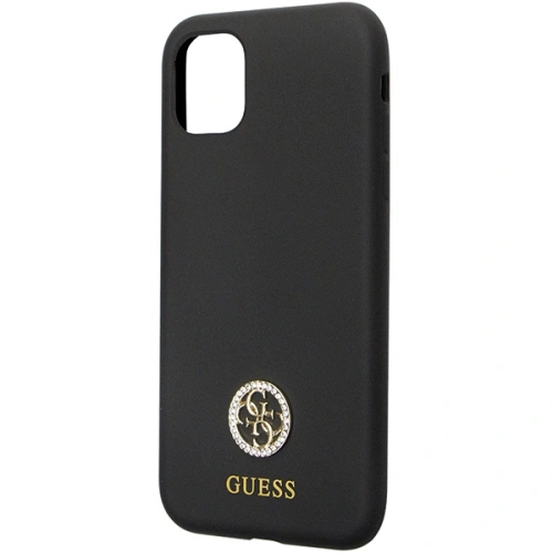 Kup Case Guess GUHCN614DGPK Apple iPhone 11/XR Hardcase Silikon Logo Strass 4G schwarz/black - GUE2780 - {ean13} - Sklep Home Screen