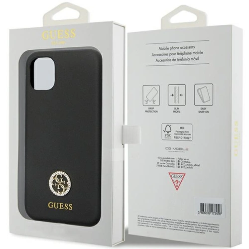 Kup Guess Apple Carcasă GUHCN614DGPK iPhone 11/XR hardcase Silicone Logo Strass 4G negru/negru - GUE2780 - {ean13} - Sklep Home Screen