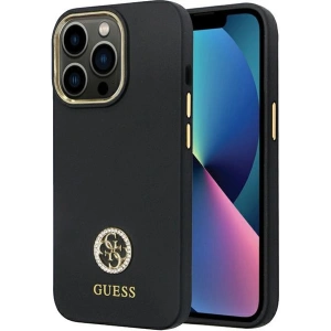 Kup Case Guess GUHCP13LM4DGPK Apple iPhone 13/13 Pro Hartschale Silikon Logo Strass 4G schwarz/black - GUE2781 - {ean13} - Sklep Home Screen