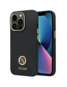 Etui Guess GUHCP13LM4DGPK Apple iPhone 13/13 Pro hardcase silikonové logo strass 4G černé/black
