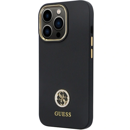 Kup Etui Guess GUHCP13LM4DGPK Apple iPhone 13/13 Pro hardcase Silicone Logo Strass 4G czarny/black - GUE2781 - {ean13} - Sklep Home Screen