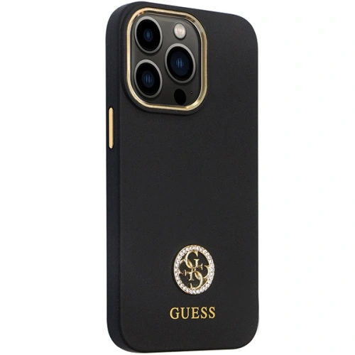 Kup Etui Guess GUHCP13LM4DGPK Apple iPhone 13/13 Pro hardcase Silicone Logo Strass 4G czarny/black - GUE2781 - {ean13} - Sklep Home Screen