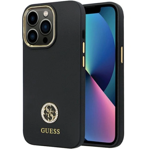 Kup Guess Apple Carcasă GUHCP13XM4DGPK iPhone 13 Pro Max hardcase Silicone Logo Strass 4G negru/negru - GUE2782 - {ean13} - Sklep Home Screen