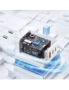 Kup USAMS CC180TC04 2xUSB-C+1xUSB-A 65W GaN PD+QC Fast Charging Sandru Series (US-CC180) albastru/albastru gradient - USA1005 - {ean13} - Sklep Home Screen