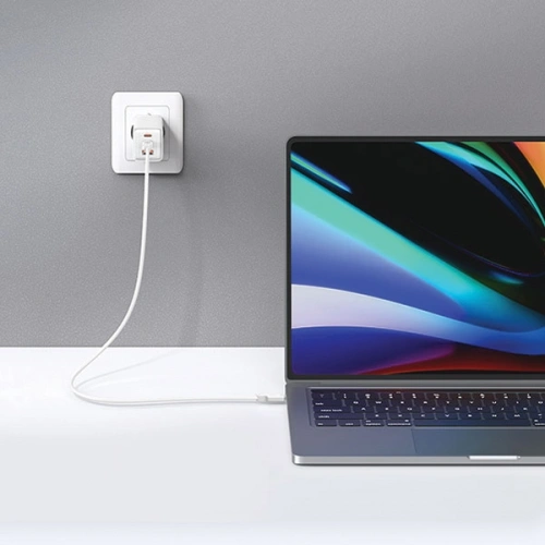 Kup USAMS CC180TC04 2xUSB-C+1xUSB-A 65W GaN PD+QC Fast Charging Sandru Series (US-CC180) albastru/albastru gradient - USA1005 - {ean13} - Sklep Home Screen