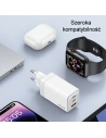 Kup USAMS CC180TC04 2xUSB-C+1xUSB-A 65W GaN PD+QC Fast Charging Sandru Series (US-CC180) albastru/albastru gradient - USA1005 - {ean13} - Sklep Home Screen