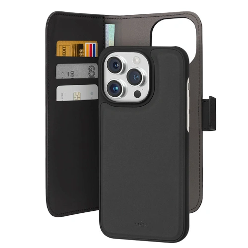 Kup Etui PURO Wallet Detachable 2w1 Apple iPhone 15 Pro (černý) - PUR734 - {ean13} - Sklep Home Screen