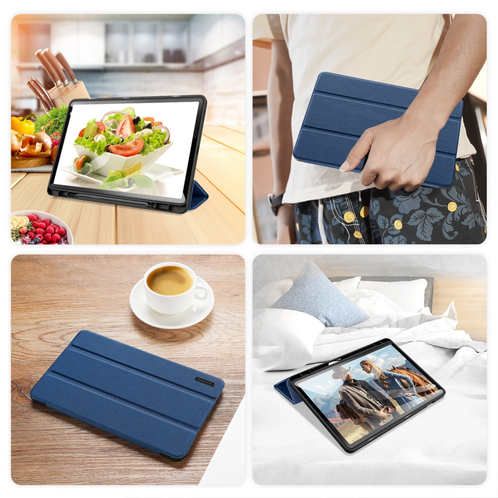Etui Dux Ducis Domo Samsung Galaxy Tab S9 FE niebieskie