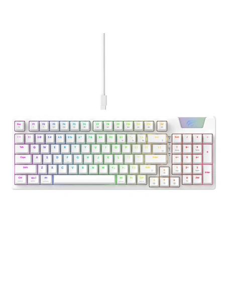 Havit KB885L RGB gaming mechanical keyboard white