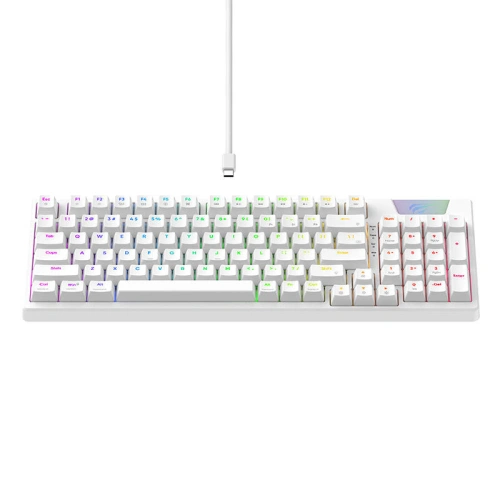 Buy Havit KB885L RGB gaming mechanical keyboard white - HVT218 - {ean13} - Home Screen Store Europe