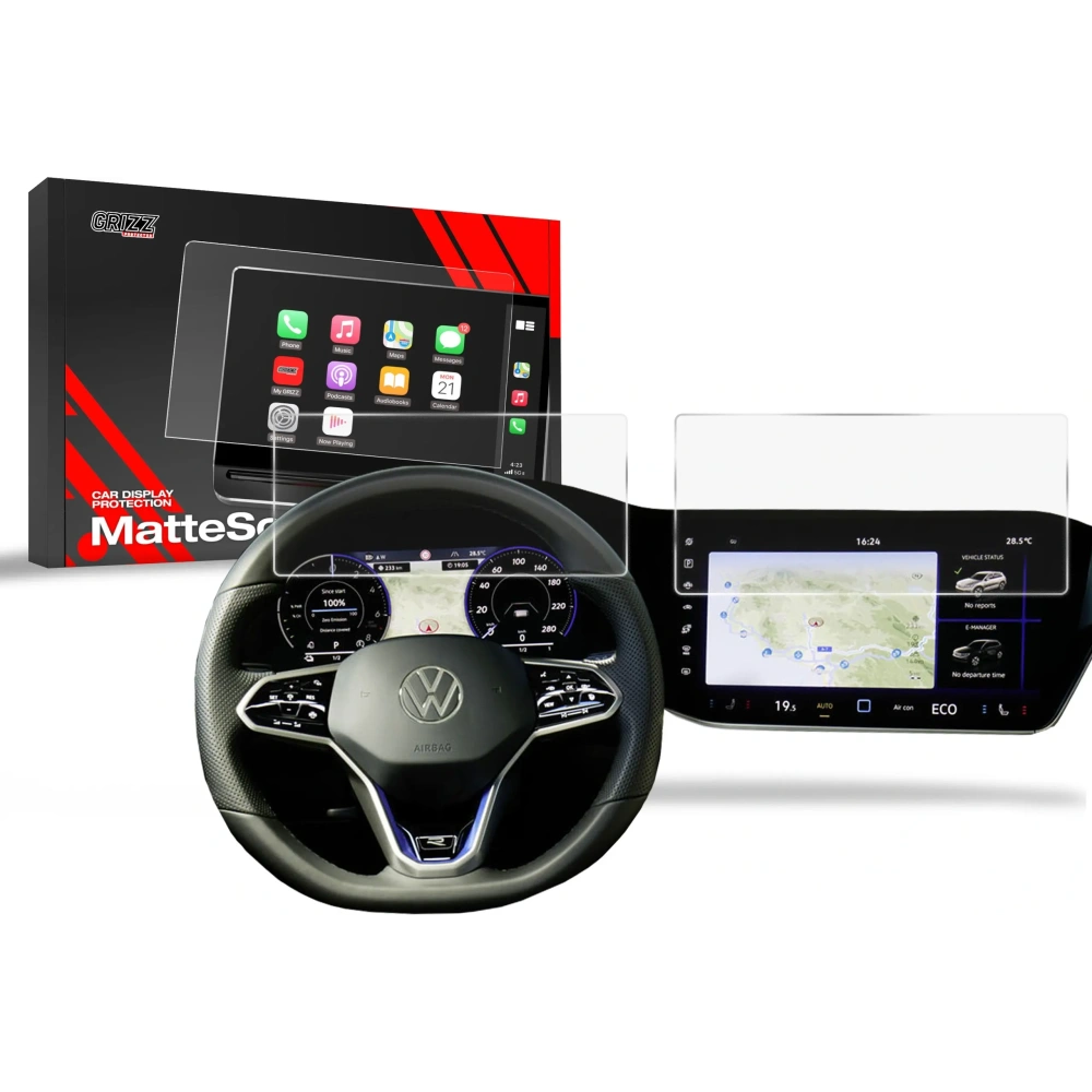 Folia matowa GrizzGlass CarDisplay Protection do Volkswagen Touareg Discover Premium 2018-2025 [2w1]