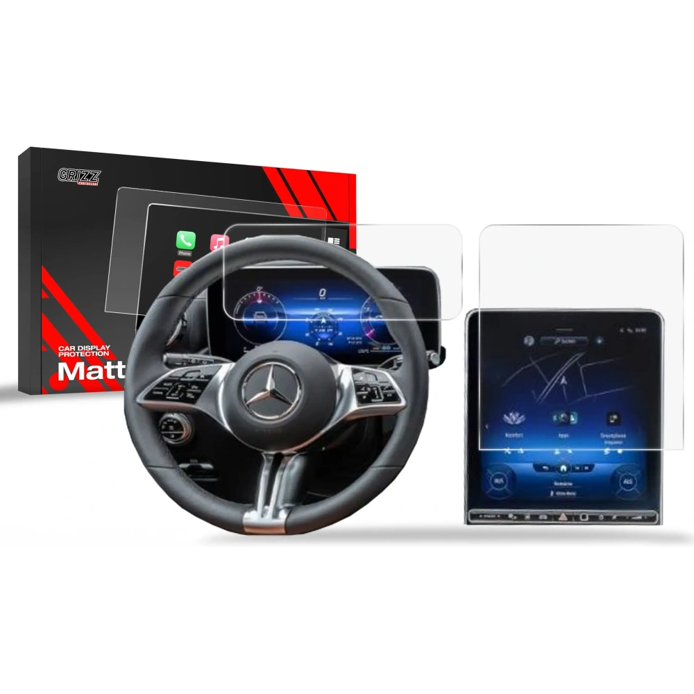 Folia matowa GrizzGlass CarDisplay Protection do Mercedes C Klasa W206 2021-2025 [2w1]