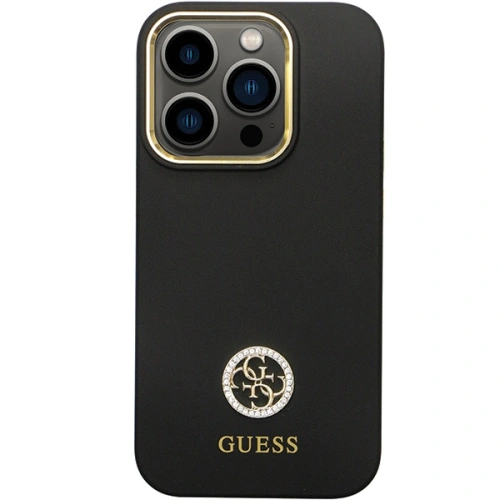Kup Case Guess GUHCP14XM4DGPK Apple iPhone 14 Pro Max Hardcase Silikon Logo Strass 4G schwarz/black - GUE2784 - {ean13} - Sklep Home Screen