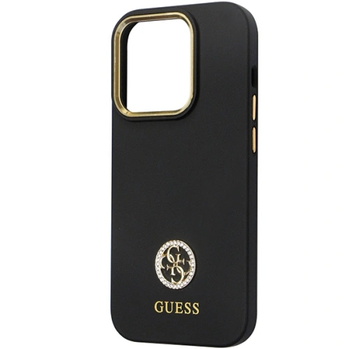 Kup Case Guess GUHCP14XM4DGPK Apple iPhone 14 Pro Max Hardcase Silikon Logo Strass 4G schwarz/black - GUE2784 - {ean13} - Sklep Home Screen