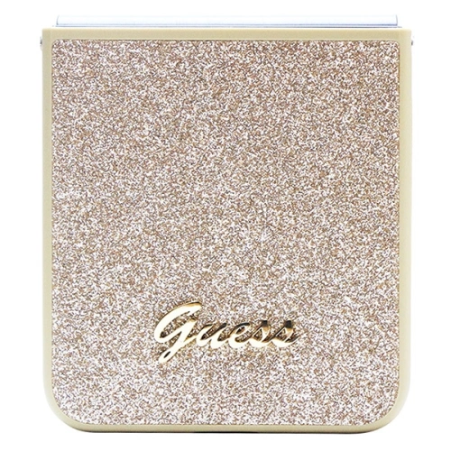 Kup Etui Guess GUHCZF5HGGSHD Samsung Galaxy Z Flip 5 hardcase Glitter Script zlatý/gold - GUE2785 - {ean13} - Sklep Home Screen