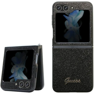 Kup Case Guess GUHCZF5HGGSHK Samsung Galaxy Z Flip 5 Hardcase Glitter Script schwarz/black - GUE2786 - {ean13} - Sklep Home Screen