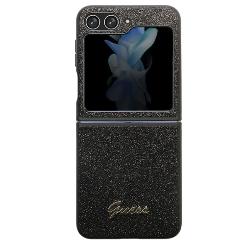 Kup Etui Guess GUHCZF5HGGSHK Samsung Galaxy Z Flip 5 hardcase Glitter Script černý/black - GUE2786 - {ean13} - Sklep Home Screen