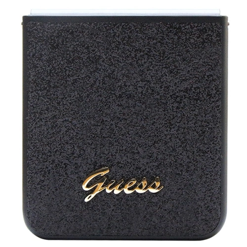 Kup Etui Guess GUHCZF5HGGSHK Samsung Galaxy Z Flip 5 kemény tok Glitter Script fekete/black - GUE2786 - {ean13} - Sklep Home Screen