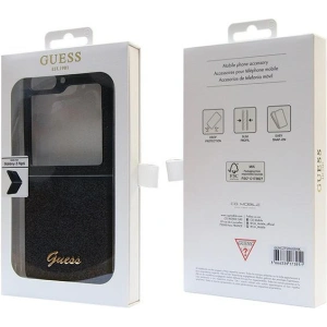 Kup Etui Guess GUHCZF5HGGSHK Samsung Galaxy Z Flip 5 hardcase Glitter Script černý/black - GUE2786 - {ean13} - Sklep Home Screen